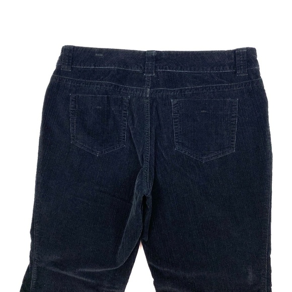 a.n.a Bootcut Women's size 12 Black Corduroy Pants - Picture 2 of 3